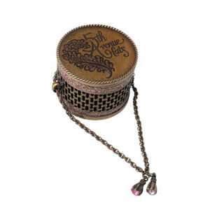 Vintage Sweet Romance USA 5th Avenue Hats Miniature Hat Box Trinket Box Fashion